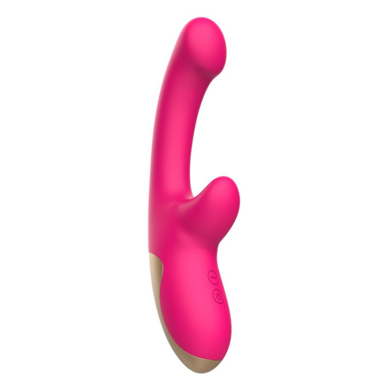 Вибратор для точки G и клитора "I-Moon Sexy" мега мощный, розовый 